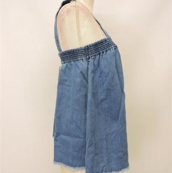 Wilfred Free Estella Denim Top - Medium Indigo - L - Picture 3 of 13